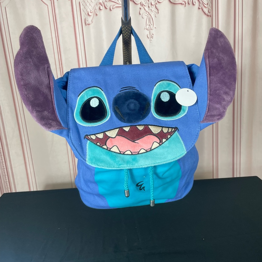 Disney Parks Stitch Canvas Backpack New - LILO & Stitch Walt Disney World WDW Nw